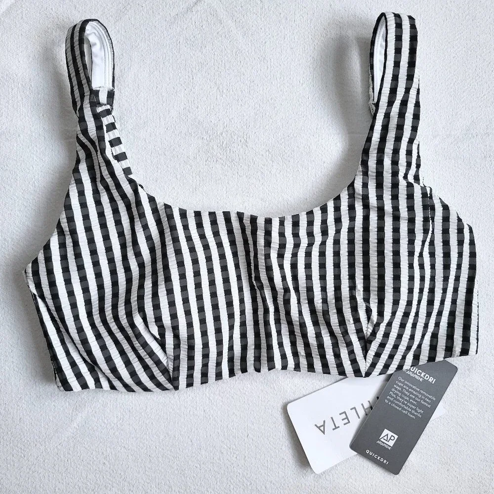 NWT Athleta Underwire Scoop Bikini Top, 32D/DD (34C, 32E) - Picture 2 of 7